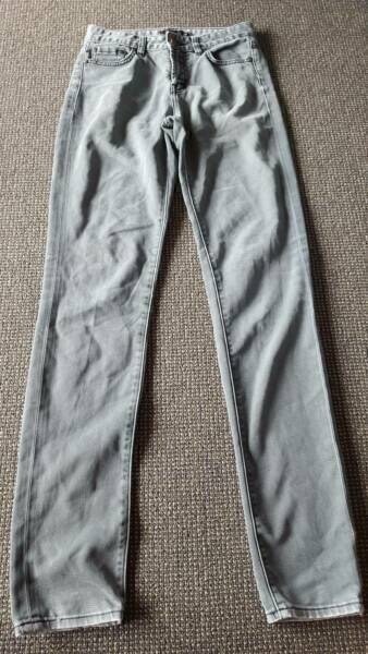 Womens Size 7-8 Sportsgirl Washed Black 
